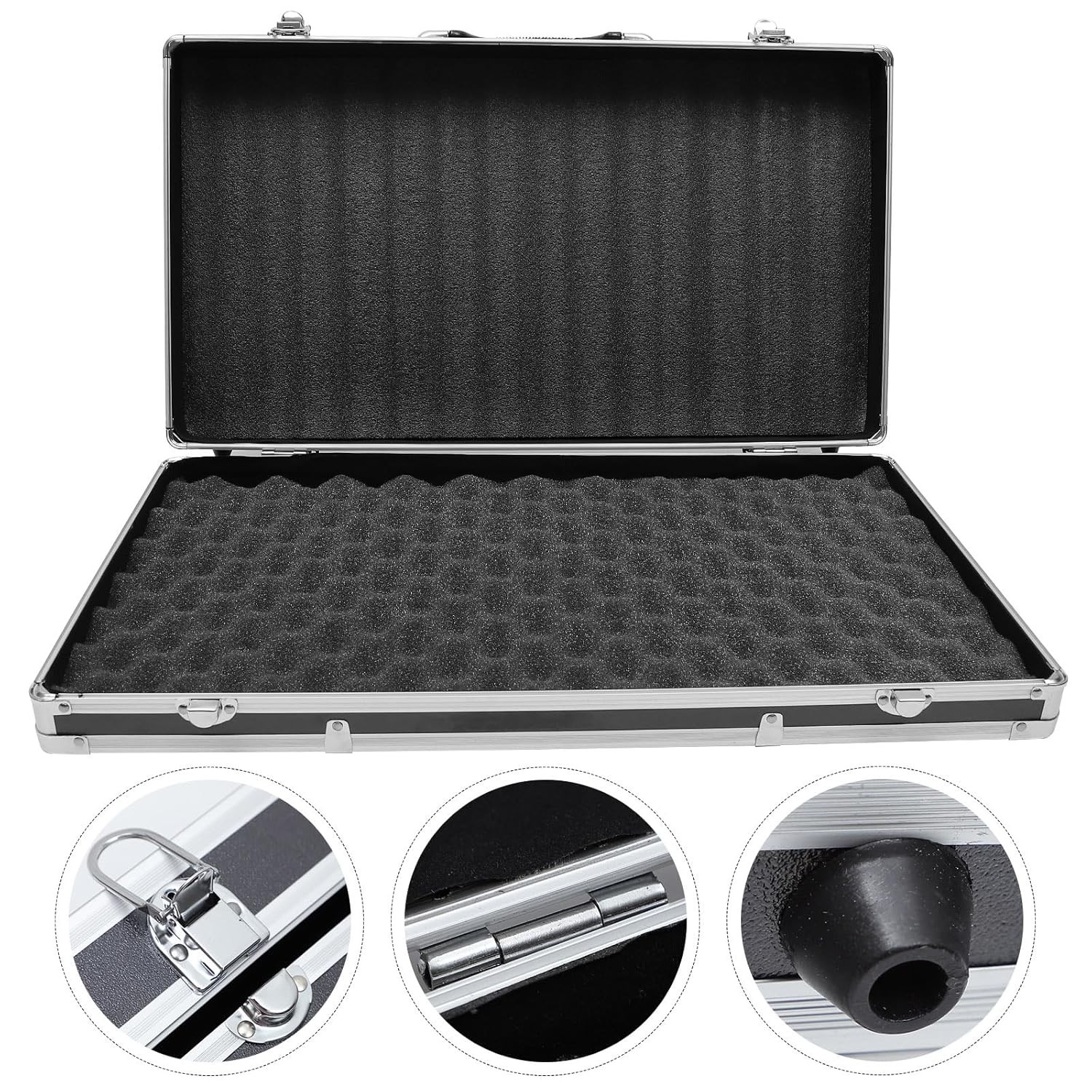Large Tool Box Aluminum Hard Carrying Case with Foam Universal Protective gallery