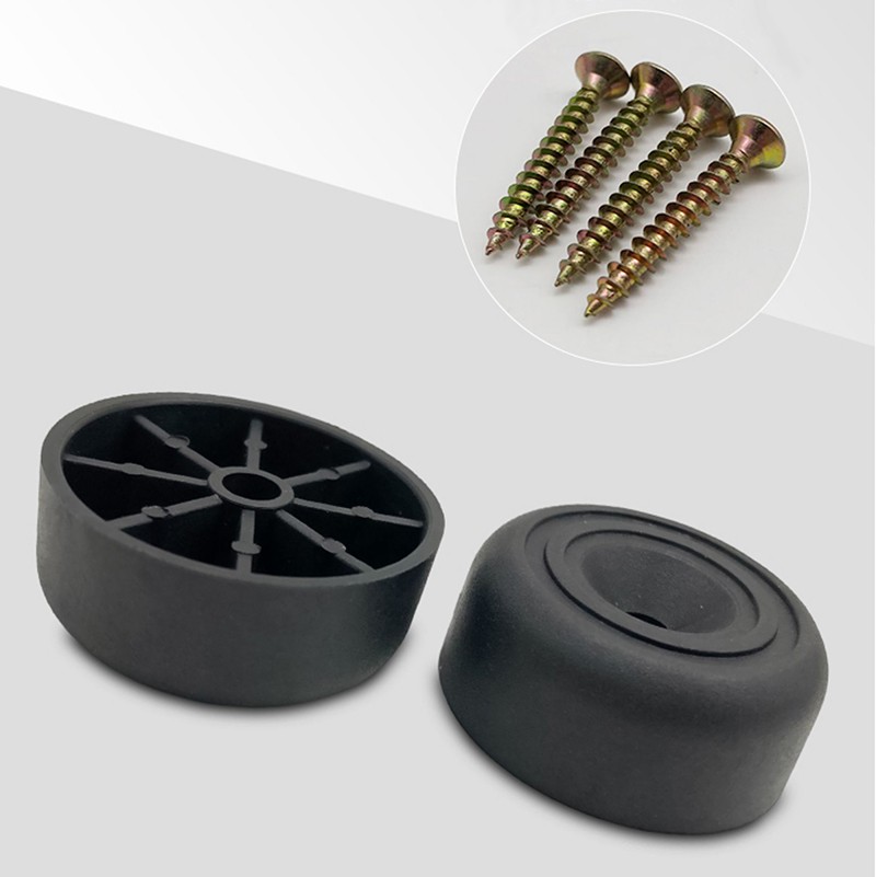 24-60mmPE Plastic Table Foot Pad Leg Screw Leveling Adjustable Furniture Feets gallery