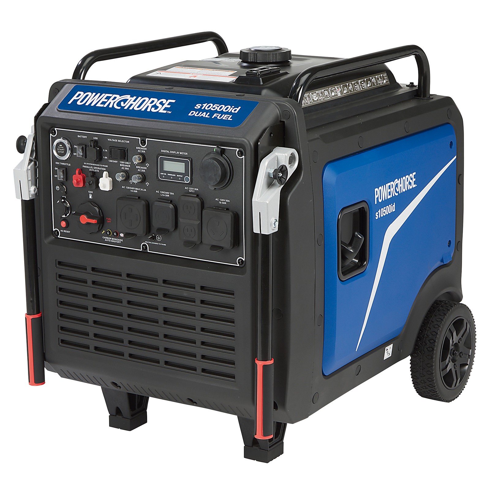 Powerhorse Inverter Generator, 10,500 Surge Watts, 8300 Rated Watts, 120/240V, gallery