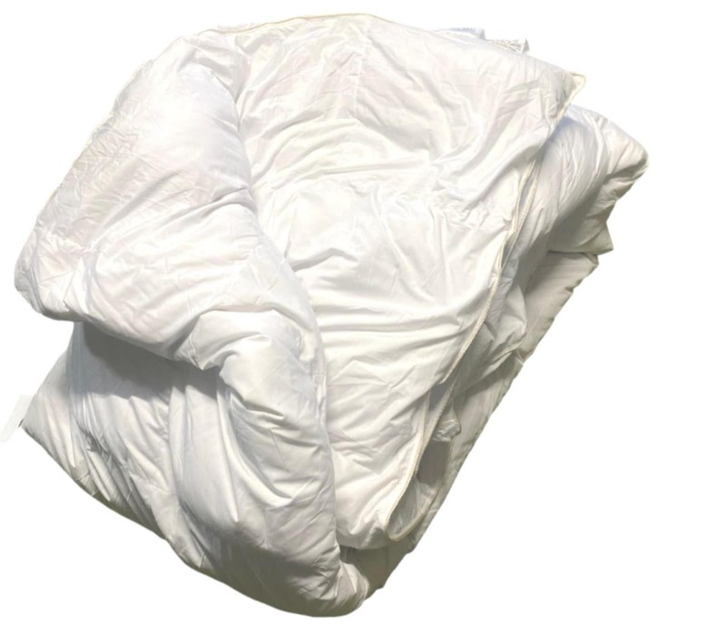 Siberian Goose Down Comforter, 100% Egyptian Cotton White (Size: Queen-90x90) gallery