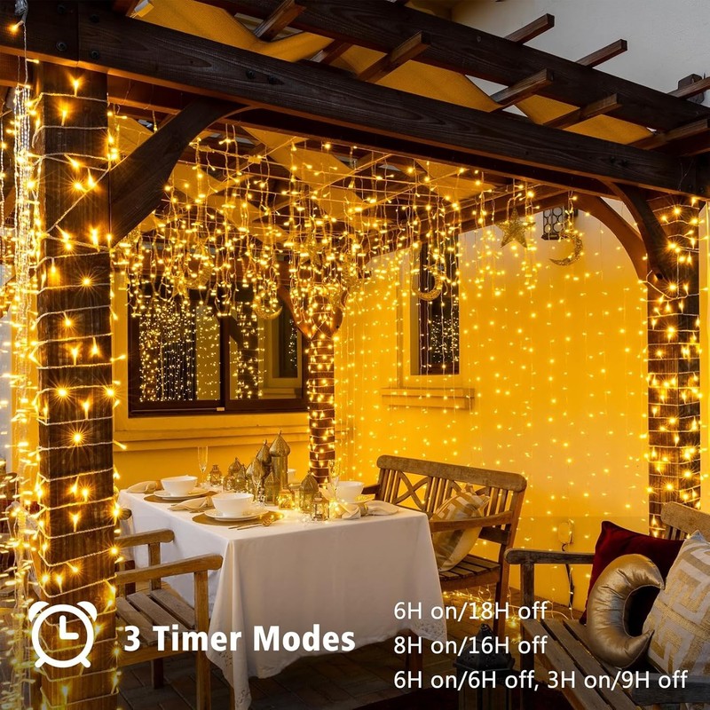 400 LED Christmas String Lights, Connectable Extra Long Clear White Warm White gallery