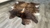 Cowhide Rug Brindle Tricolor 62"x69" (5.2x5.8 ft) | Premium Quality Hide #007 gallery