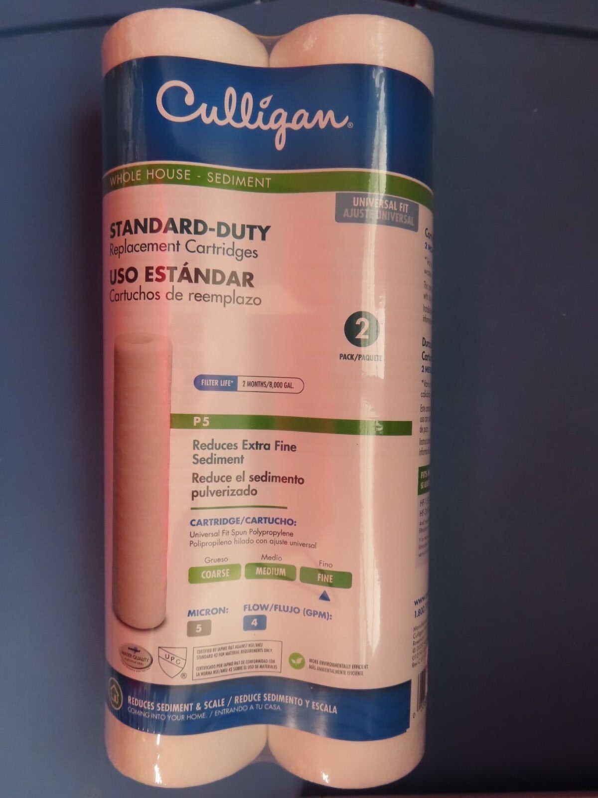 Culligan P5 Sediment Water Filter 5 Micron 2 / Pack NEW gallery