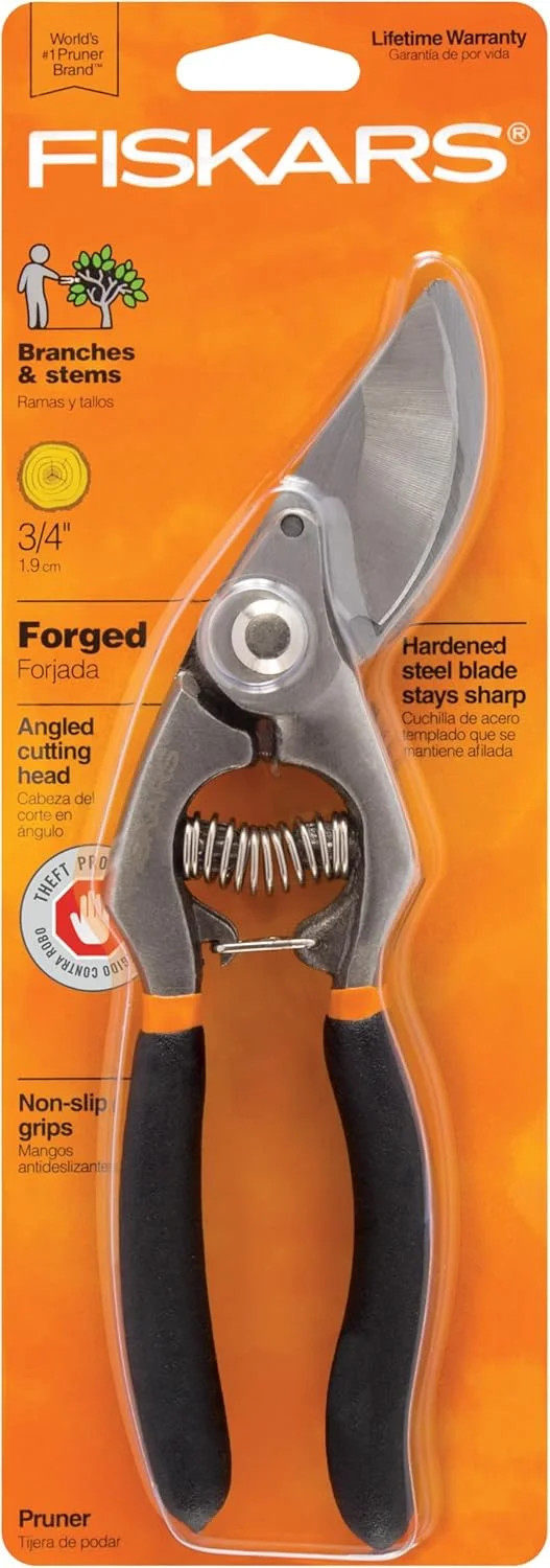 FISKARS® Forged Steel Bypass Pruner - Ultra-Durable, Ergonomic Design for Comfor gallery