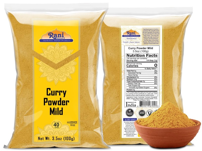 Rani Curry Powder Mild (10-Spice Authentic Indian Blend) 3.5oz (100g) gallery