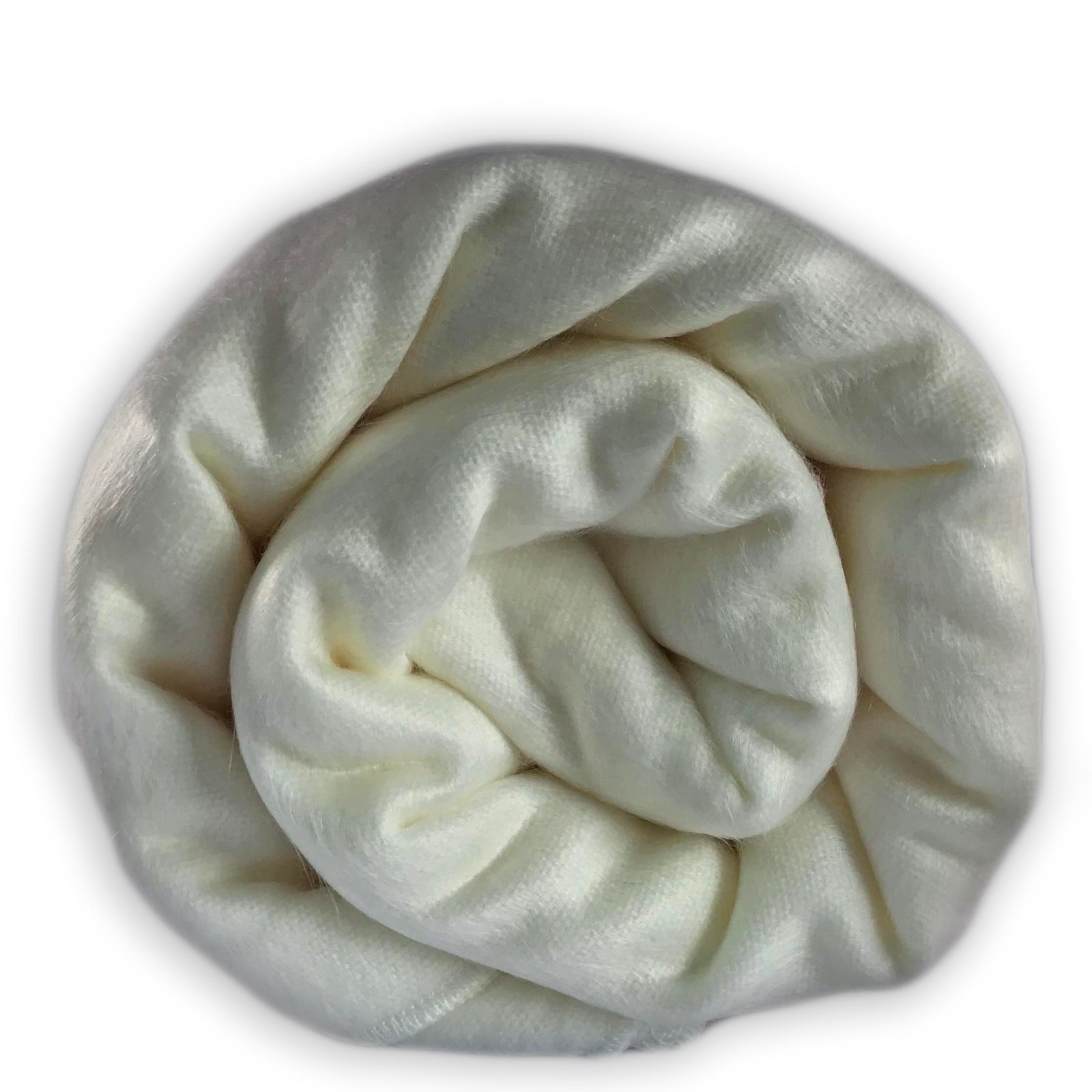 SOFT & WARM IVORY WHITE ALPACA LLAMA WOOL BLANKET PLAIN SOLID THROW QUEEN gallery