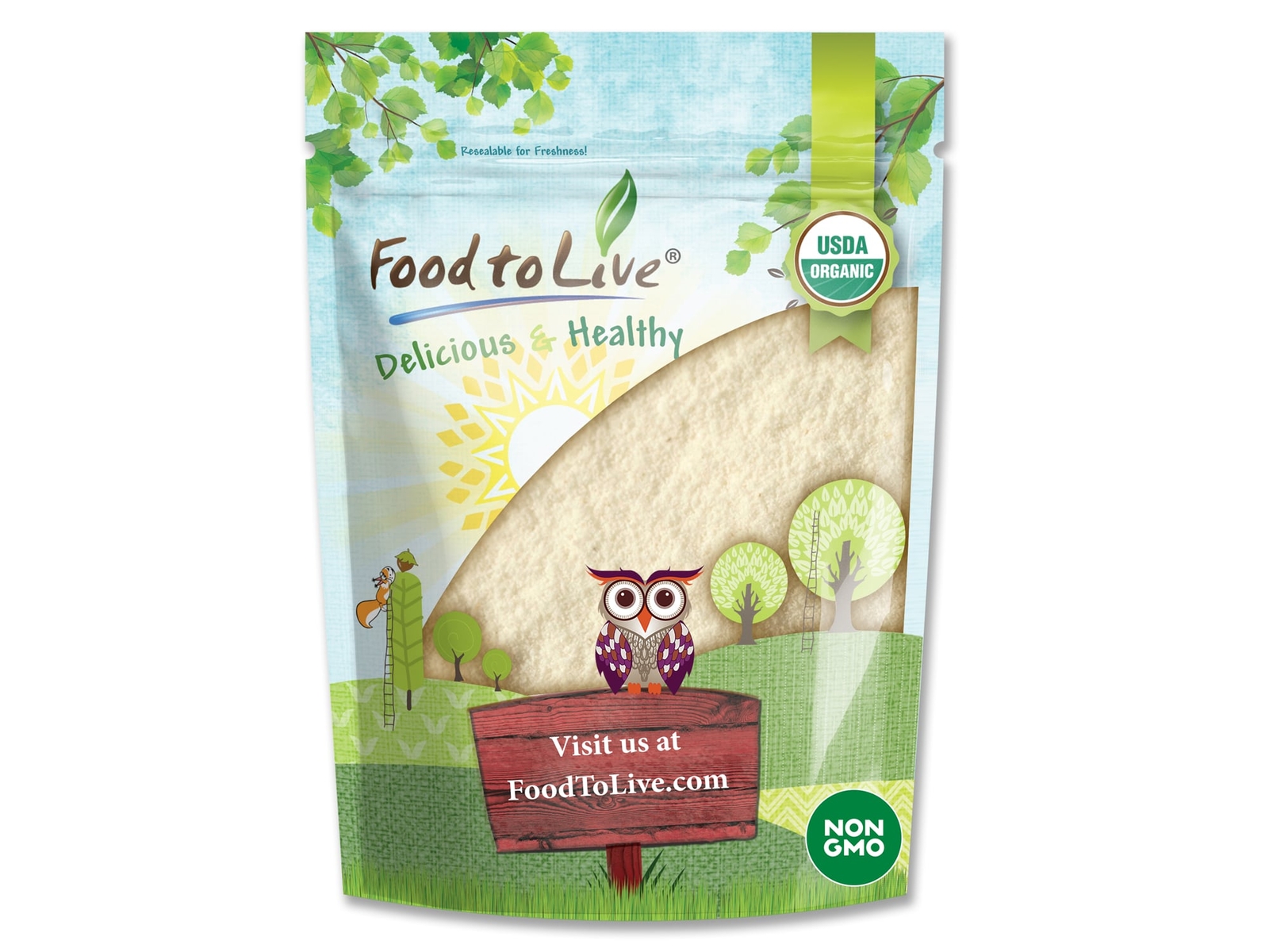 Organic Lemon Powder - Non-GMO, Unsulfured, Raw Dried Fruit, Vegan, No Sulphites gallery