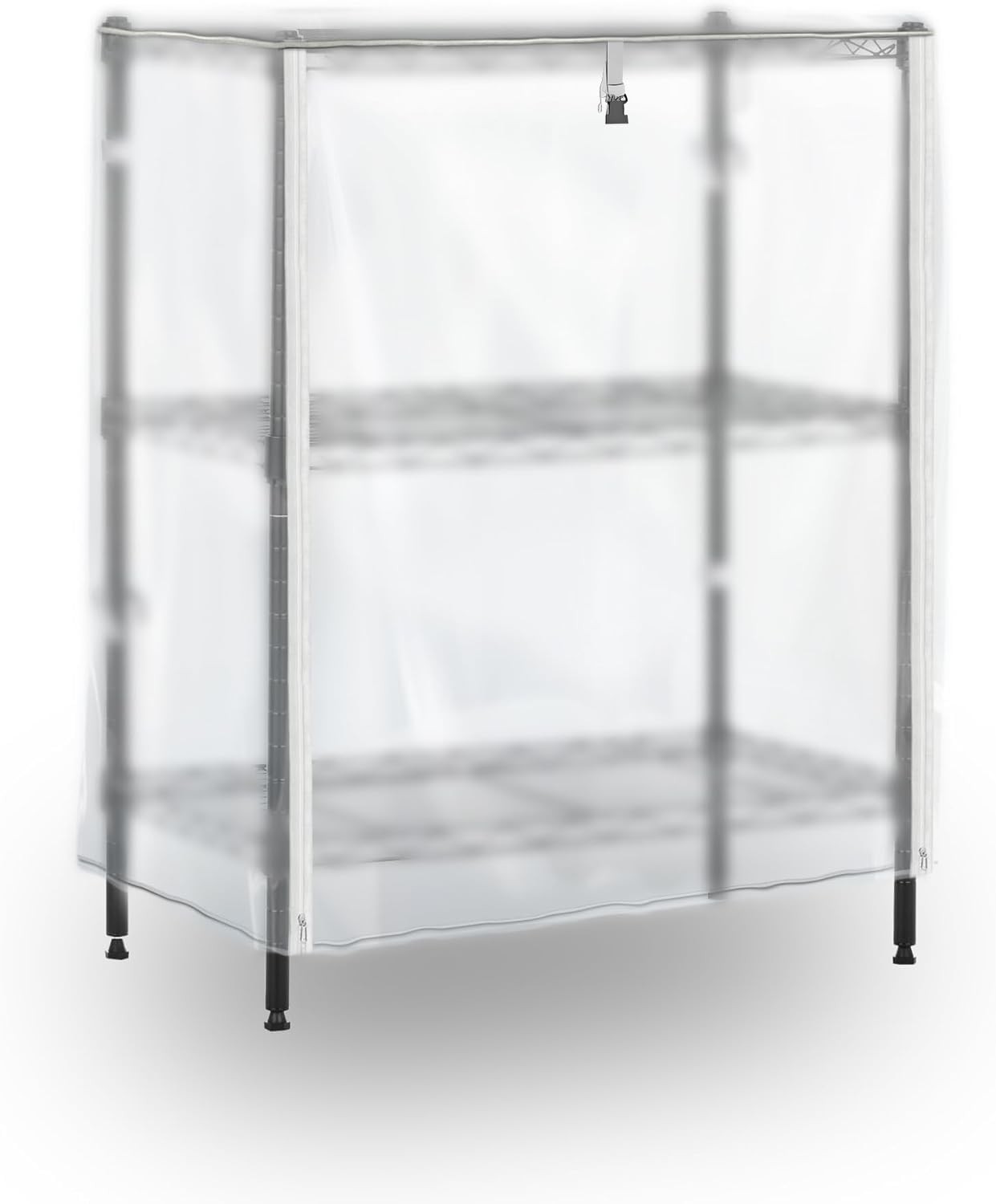 PVC Waterproof 3 Shelf Wire Rack for Wire Shelf Cover - 24" W x 14" D x 30" H... gallery
