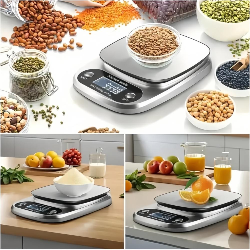 10kg/1g Digital Kitchen Scale Lcd High‑precision Food, Coffee & Jewelry Weighing gallery
