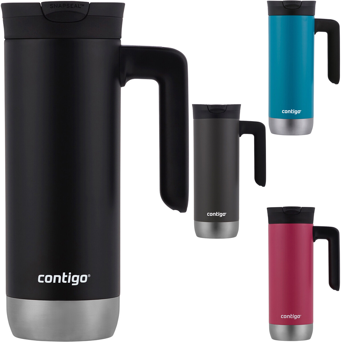 Contigo 20 oz. Superior 2.0 SnapSeal Stainless Steel Travel Mug gallery