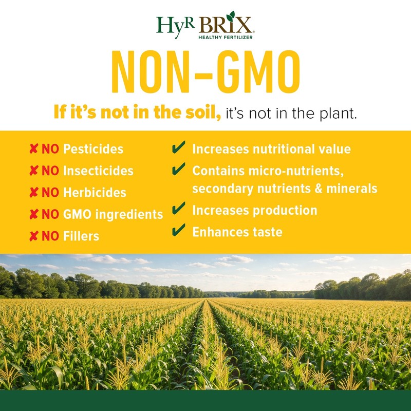 HyR BRIX Slow-Release 16-7-10 Sweet Corn Fertilizer, 45lb Bag gallery