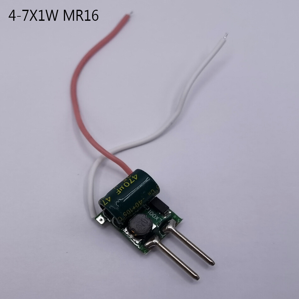 4-7X1W 7X1W MR16 LED Driver 300mA DC12V For 4W 5W 6W 7W LED High Power Lamp gallery