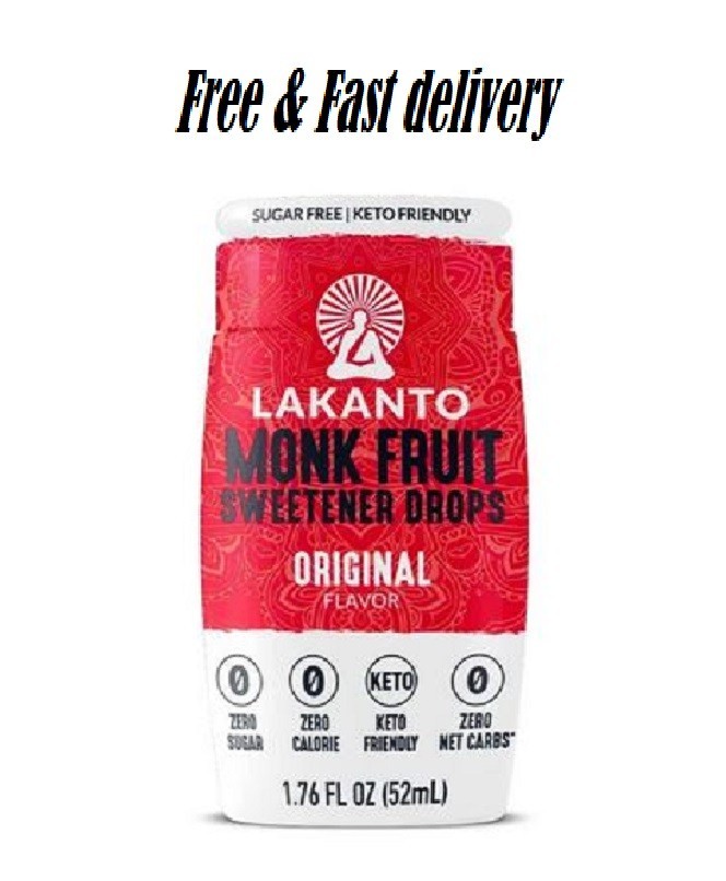 Lakanto Original Liquid Monk Fruit Extract Drops, 1.76 fl oz, 1 Count gallery