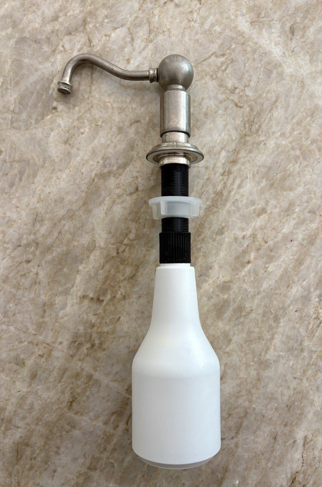 Rohl Country Kitchen Soap Lotion Dispenser Satin Nickel LS650CSTN - Used gallery