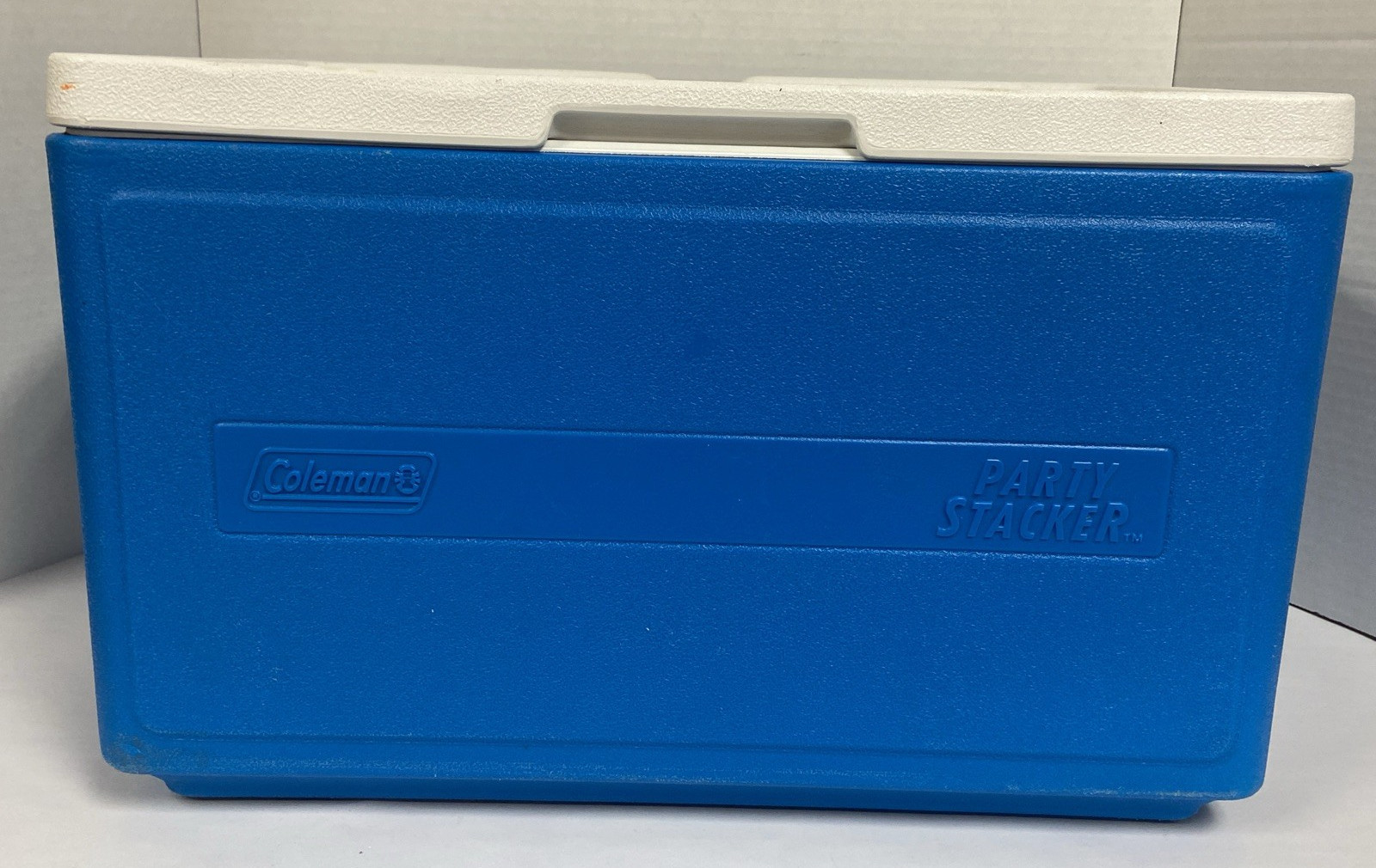 Coleman Party Stacker Cooler Blue 9223 Stackable Ice Chest Box 48 Can Size gallery