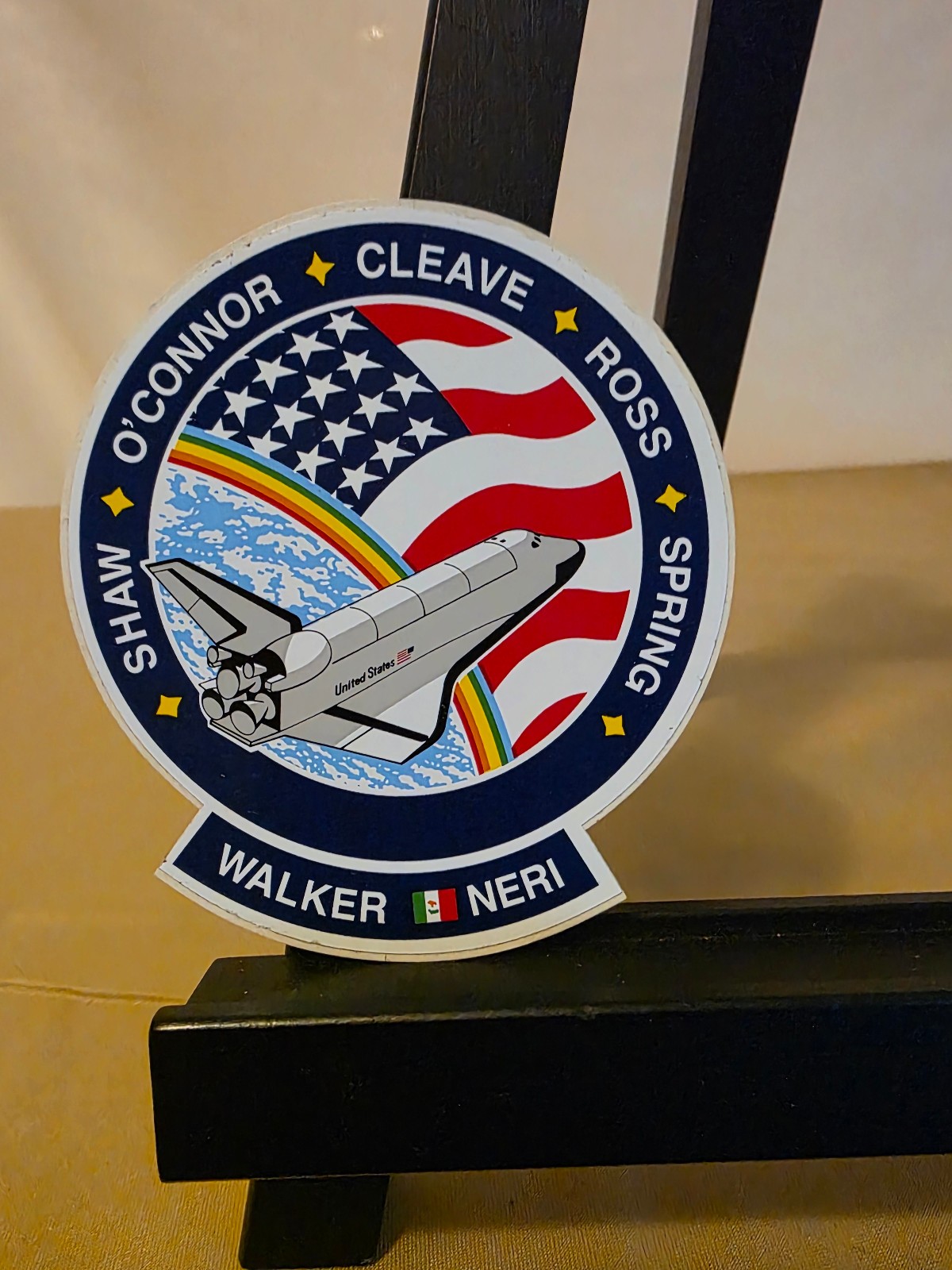NASA Space Shuttle STS-61B mission sticker 3 1/2 inches gallery