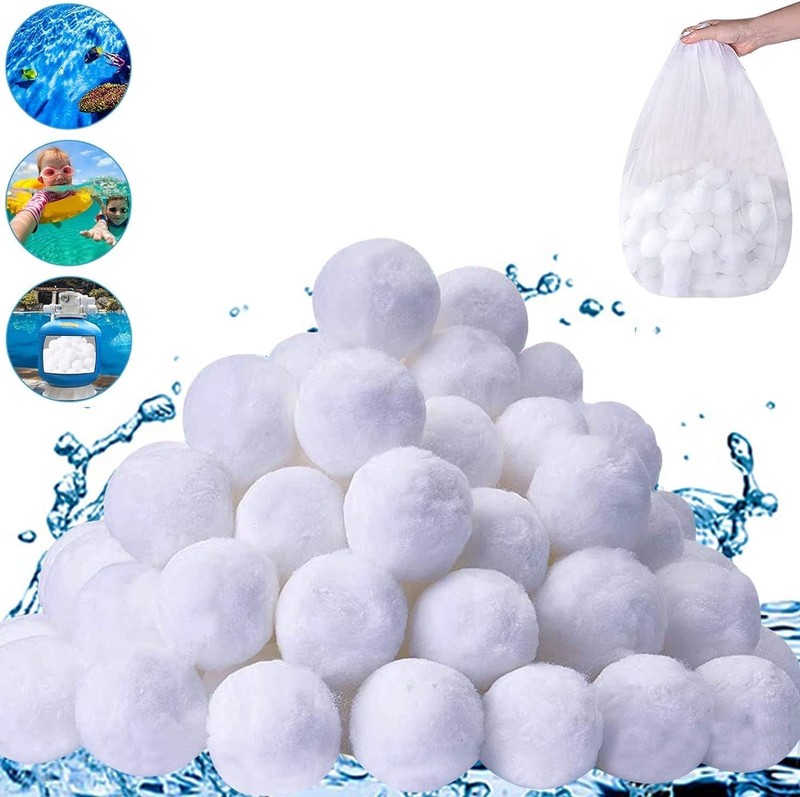 Eco-Friendly Pool Filter Balls 1.54 lbs Reusable for Sand Filter Replacement gallery