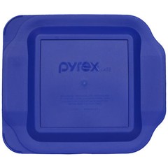 Pyrex 222-PC Square 8″ x 8″ 2 Quart Storage Container Baking Dish Lid Blue New
