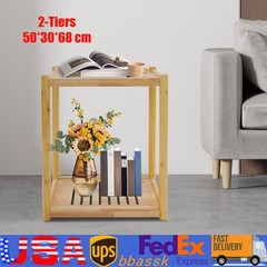 Wood Printer Stand Mobile Printer Table Under Desk Printer Cart 20kg/44lbs