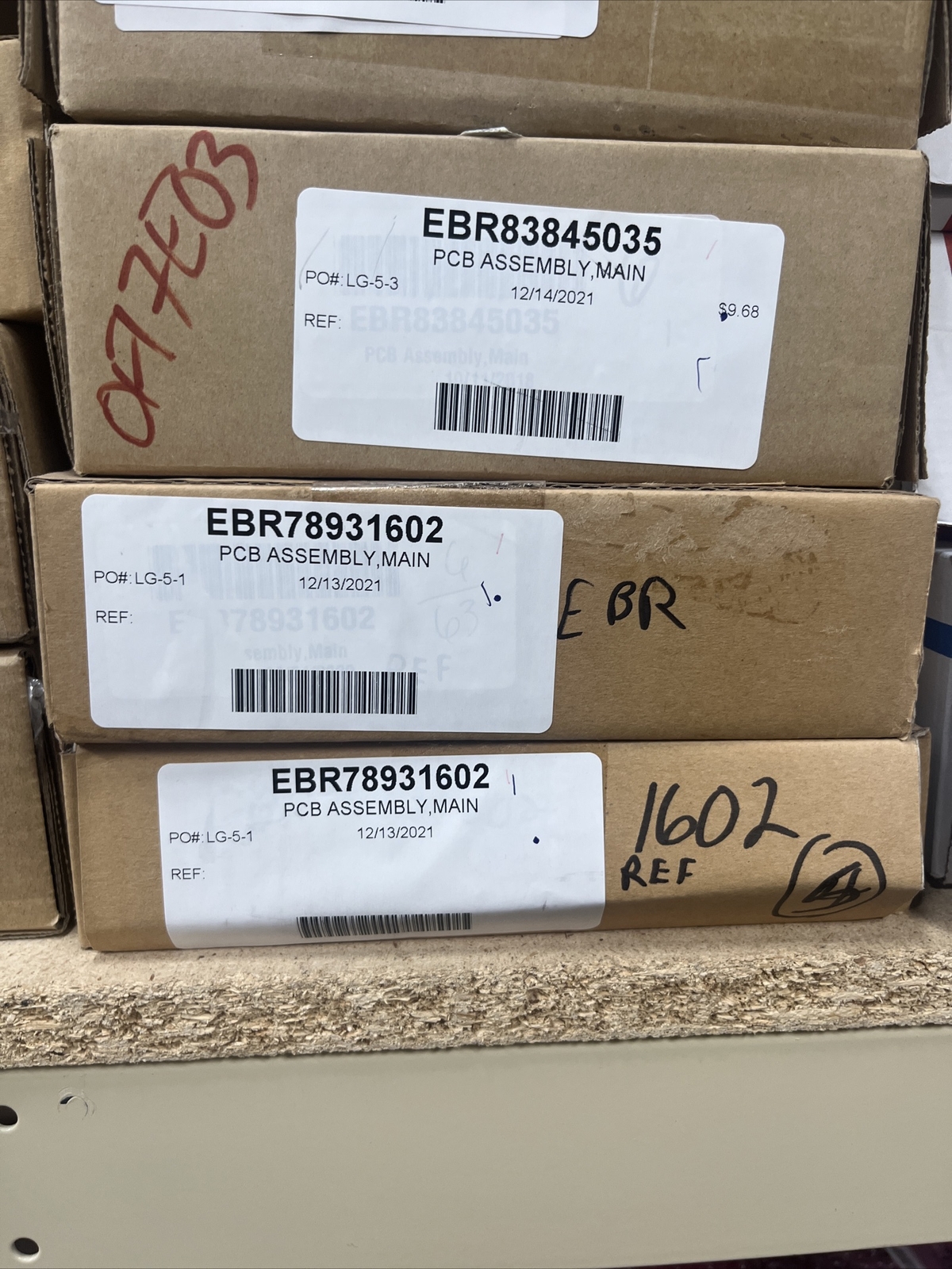 LG Refrigerator Electronic Control Board EBR78931602 gallery