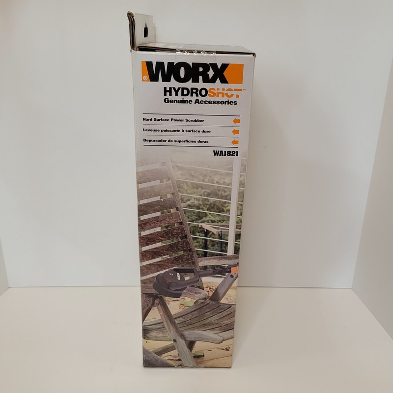 Worx Hydroshot Adjustable Outdoor Power Scrubber, Quick Snap Connection (WA1821) gallery