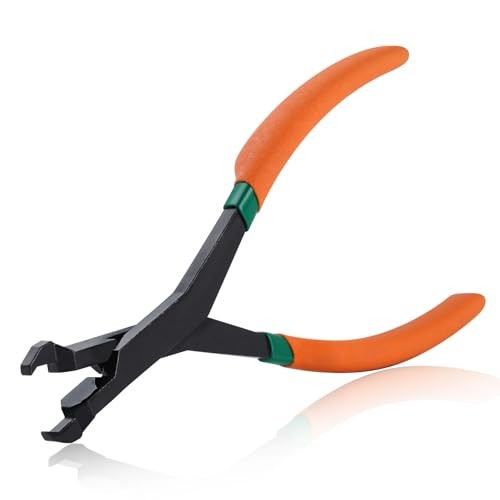 Heavy Duty Angled U-Joint Snap Ring Pliers - Push Pin & Trim Clip Straight gallery