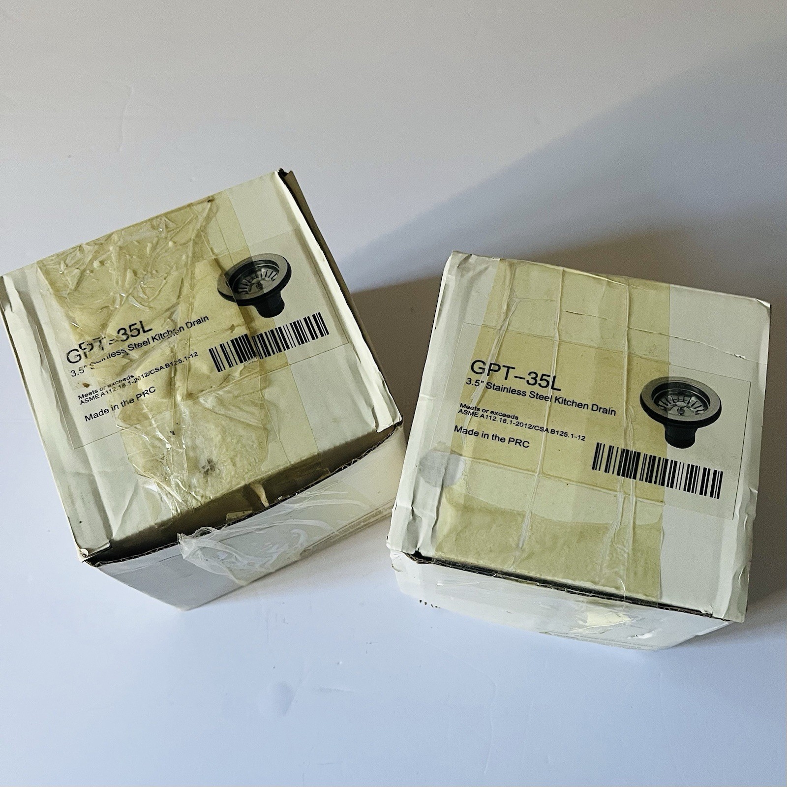 Pair - Nantucket Sinks GPT-35L Stainless Steel Kitchen Sink Drains NEW Open Box gallery
