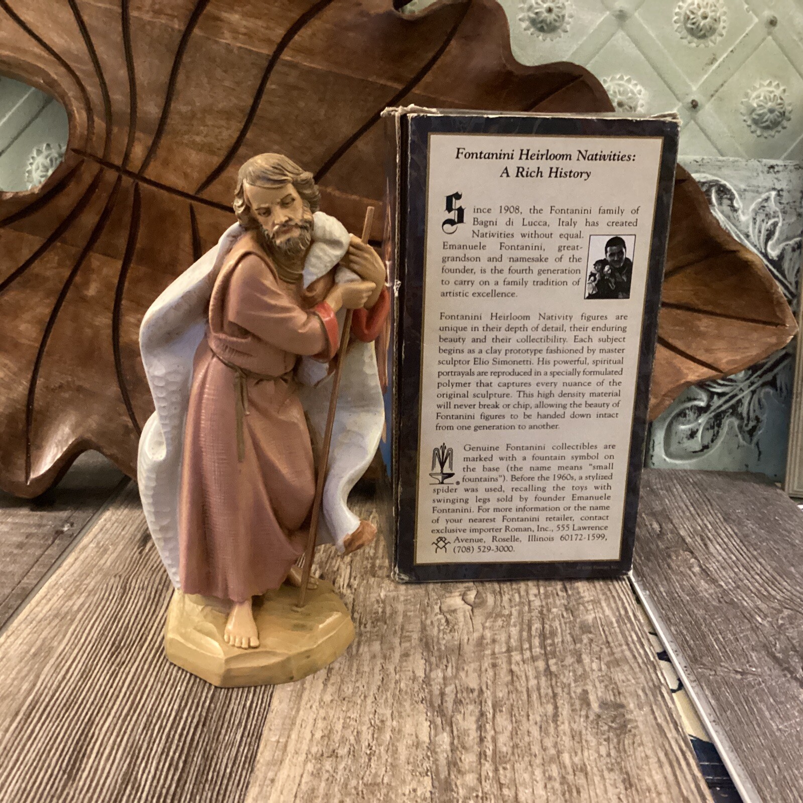 Roman Fontanini 7.5" Collection Joseph (72811) With Box Excellent Nativity gallery