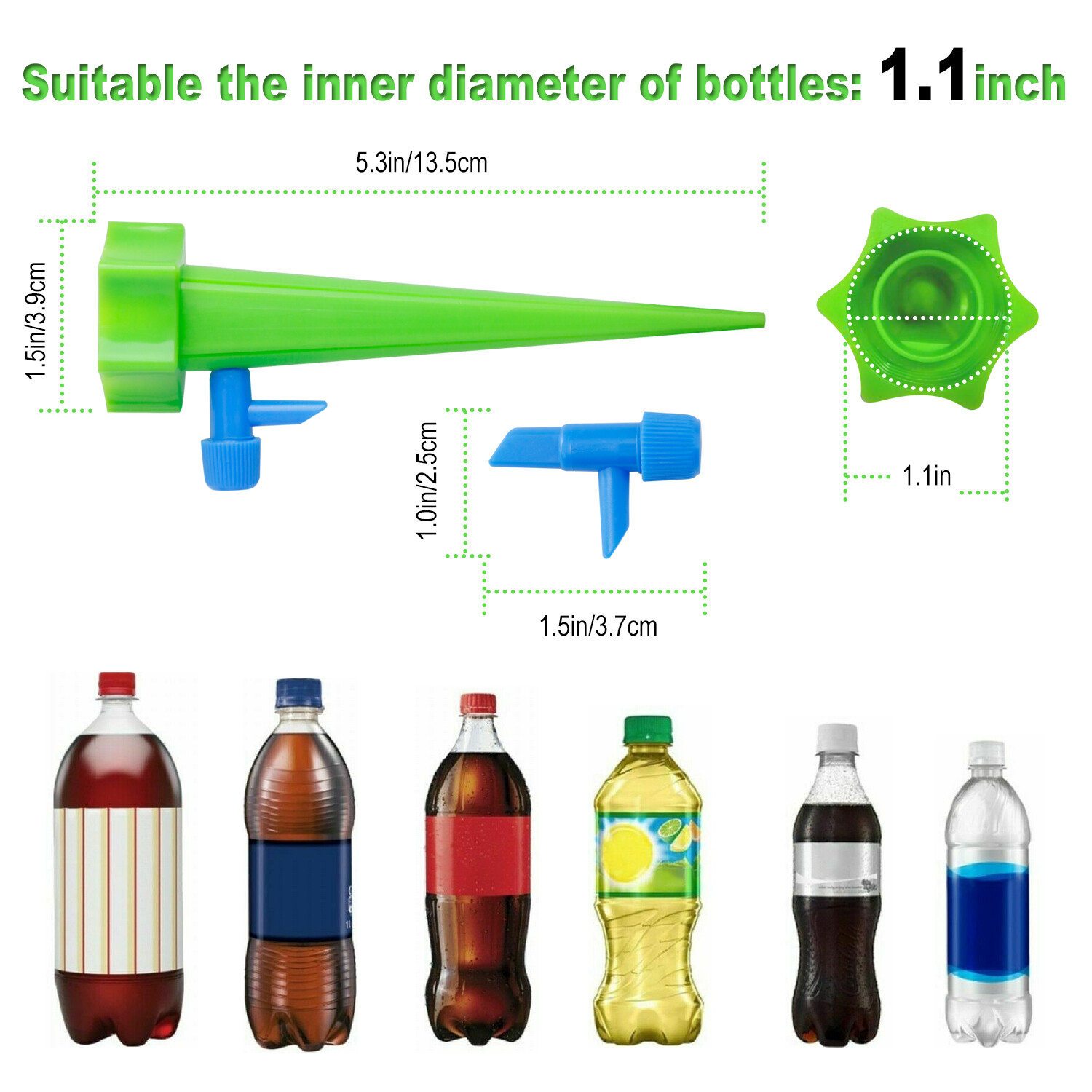 12/24PCS Automatic Self Watering System Plant Water Drip Irrigation Garden Tools gallery