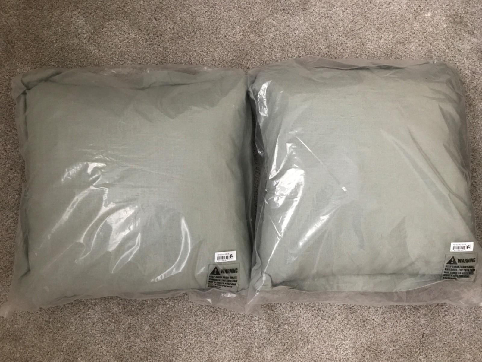 HIEND ACCENTS- WASHED LINEN - DECORATIVE PILLOWS- SET/2 - NEW IN ORIGINAL PACKAG gallery