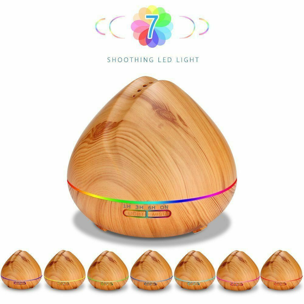 Essential Oil Diffuser 550ml Ultrasonic Aroma Diffuser Cool Mist Humidifier gallery