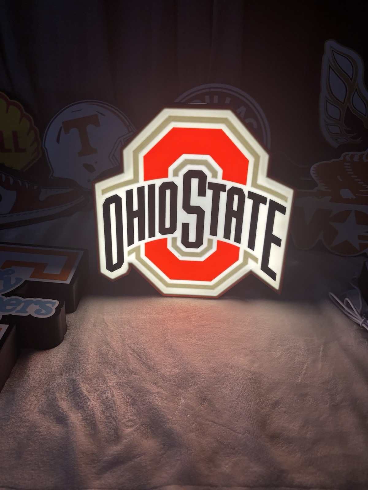 Custom 3D Printed Ohio State Lightbox- Unique And handcrafted gallery