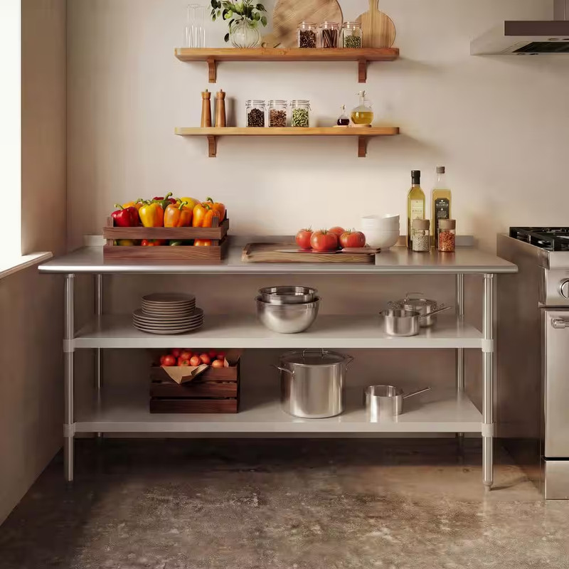 72 In. Rectangle Stainless Steel gallery