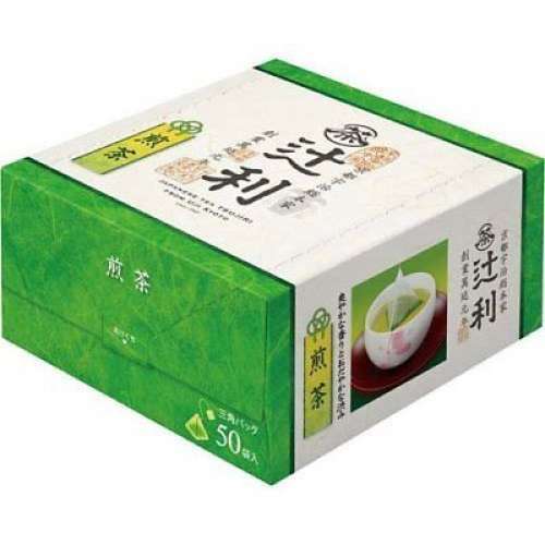 Tsujiri Japanese Green Tea Triangle Tea Bag 2g x 50P Sencha Uji Kyoto JAPAN gallery
