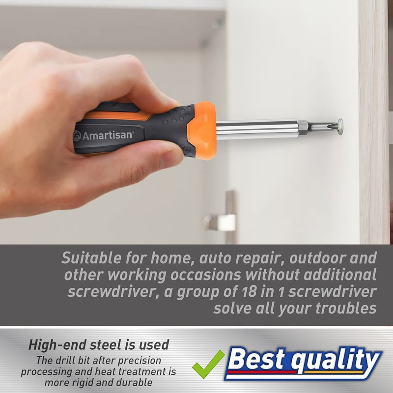 18-in-1 Multi-bit Screwdriver Set Tool All in One, Portable Multi-Purpose Scr... gallery