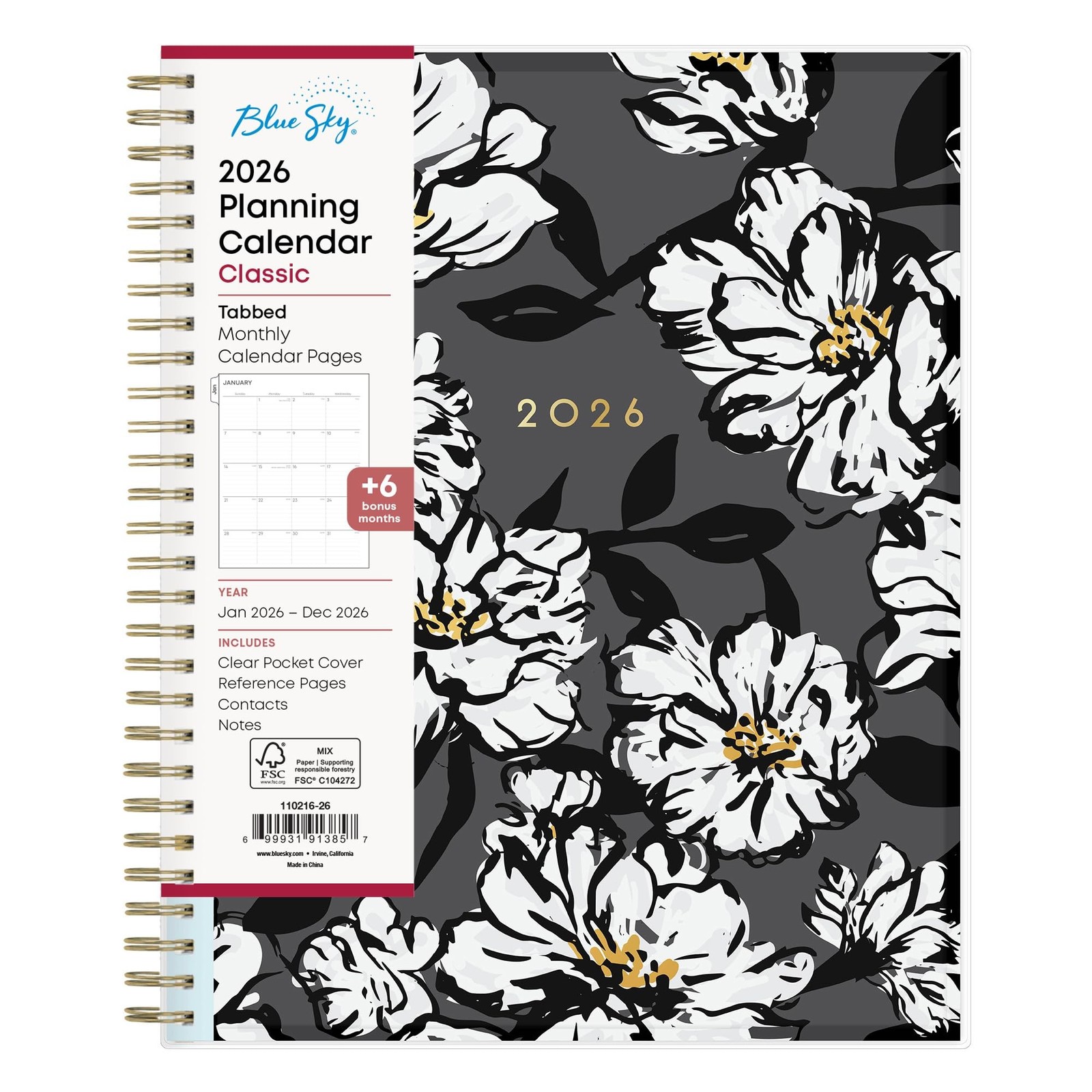 Blue Sky 2026 Monthly Planner Calendar, January 2026 - December 2026, 8" x 10... gallery
