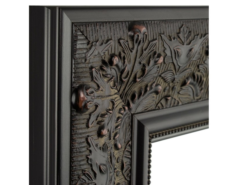 Craig Frames 3.5" Wide Black Walnut Ornate Wood Picture Frame Poster Frame gallery