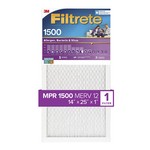 Filtrete High Performance Air Filter 1500 MPR 2004-4, 14 in x 25 in x 1 in gallery