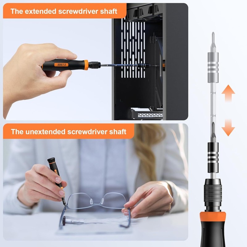 152 in 1 Precision Screwdriver Set, Tool Gifts for Men, Magnetic Tool Kit with. gallery