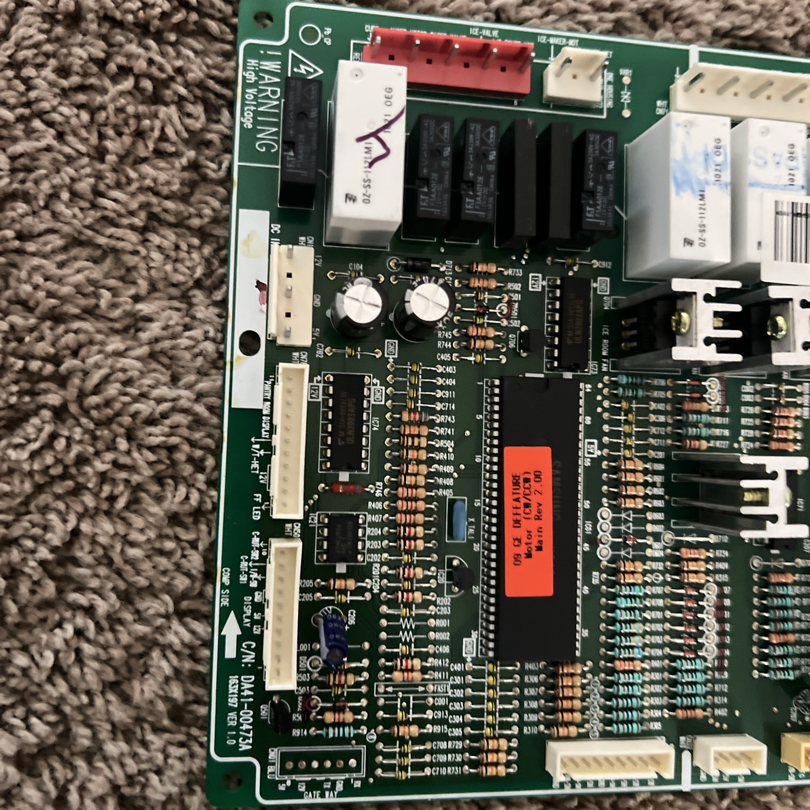 GE Samsung Refrigerator Electronic Control Board WR55X10985, DA41-00596H gallery