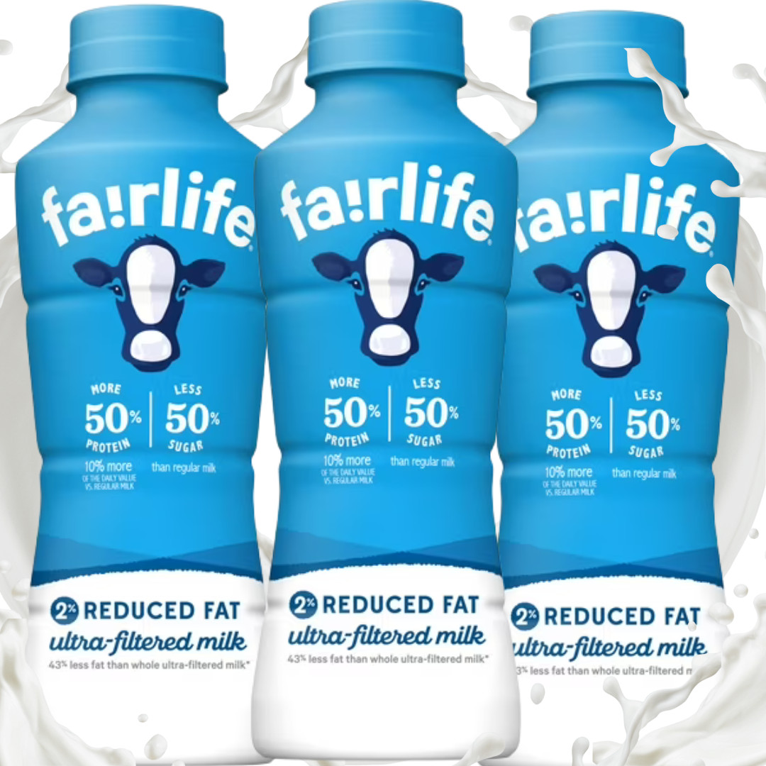 Fairlife 2% Ultra-Filtered Milk Plain - High Protein 23g - 14 Fl Oz 3pack gallery