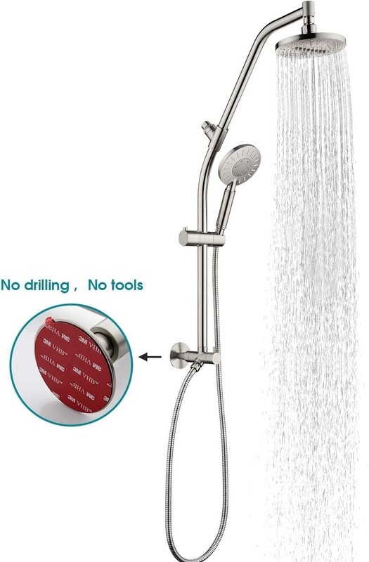 Rain shower head combo with high pressure handheld Shower head, BSB2700-02 gallery