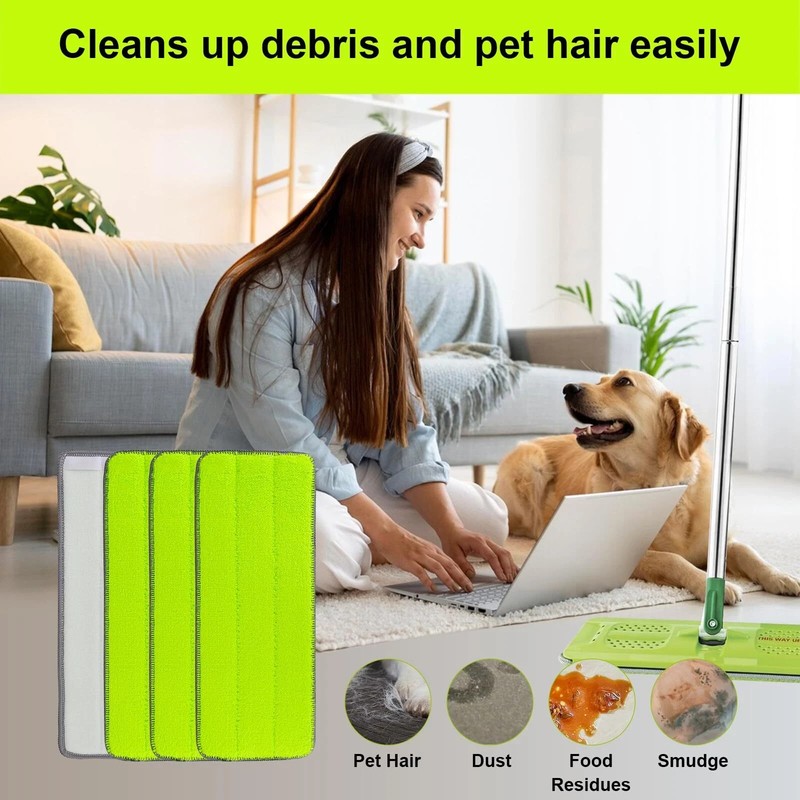 Replacement Microfiber Mop Pads For Libman Rinse 'n Wring Mop And Bucket System gallery
