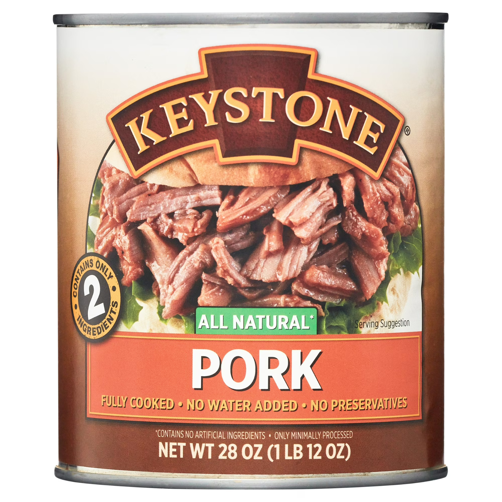 Keystone All Natural Pork, 28 oz Can gallery