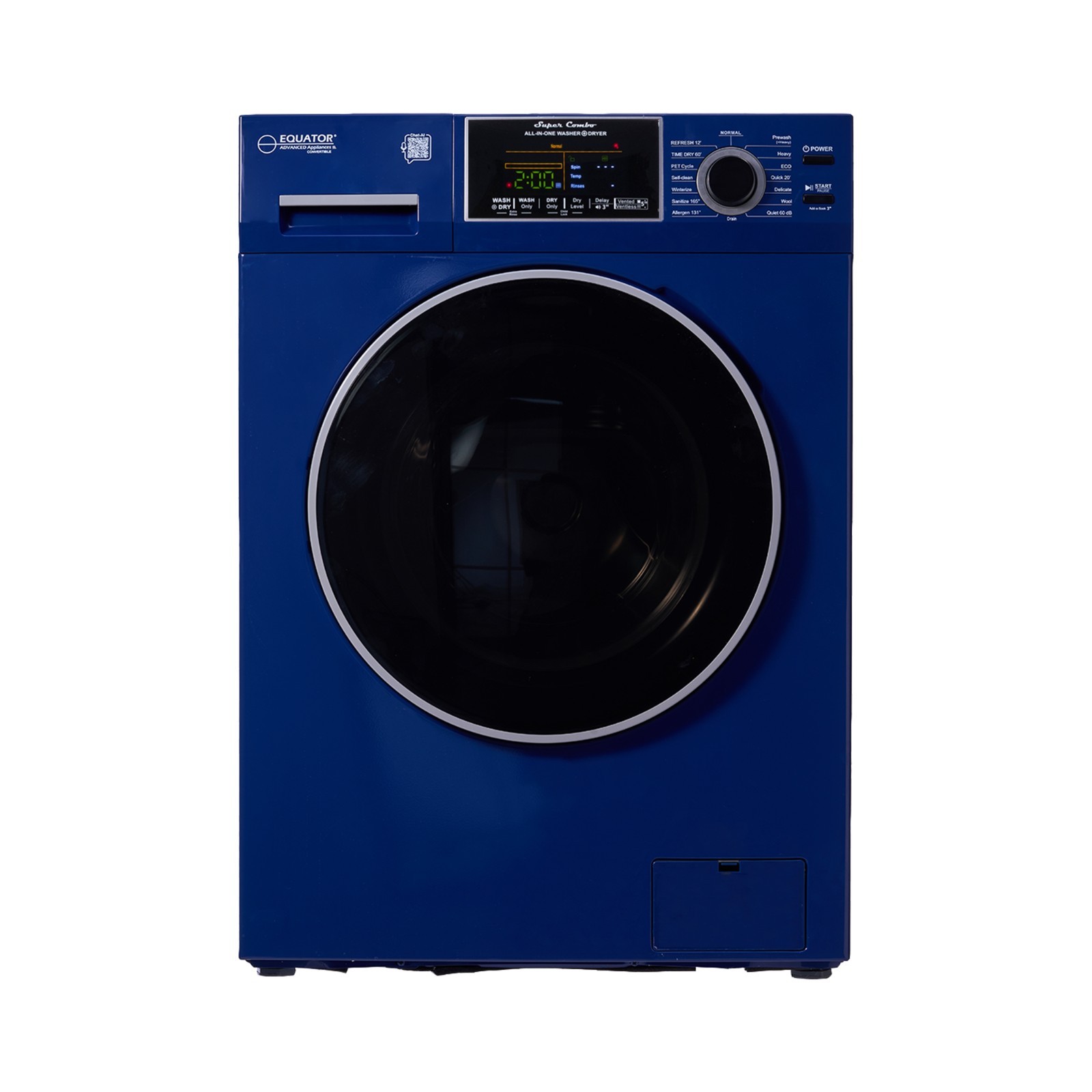 Equator All-In-One CONVERTIBLE Washer-Dryer 18lb/1.9cf SANITIZE PET Cycle gallery