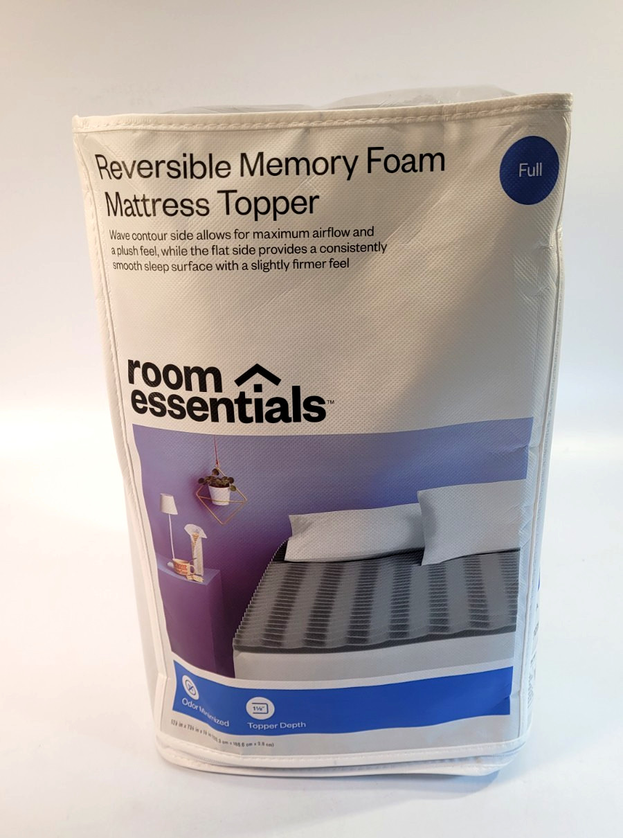 Reversible Memory Foam 1.5" Mattress Topper - Room Essentials FULL gallery