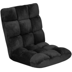 14-Position Folding Adjustable Memory Foam Cushioned Padded Gaming Floor Sofa C