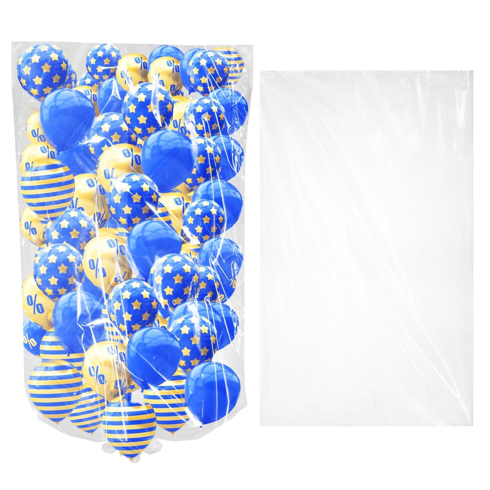 6 Pack 98 x 59 Inches Large Balloon Storage Bags for Transport, Reusable Extr... gallery