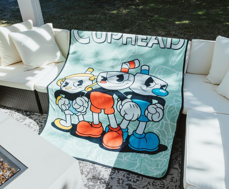 Cuphead Main Characters Fleece Throw Blanket | 45 x 60 Inches gallery