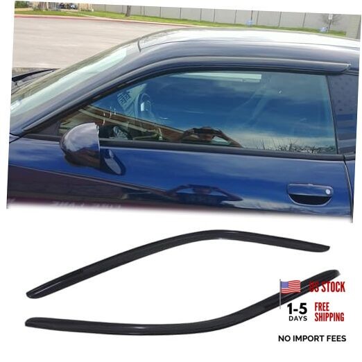 Rainproof Side Window Wind Deflector fit for 2pcs 2008-2023 Dodge Challenger